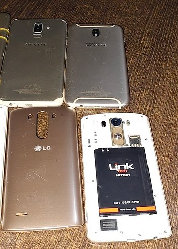 A6 plus J7 pro j8 LG G3. karışık telefonlar parça niyetine