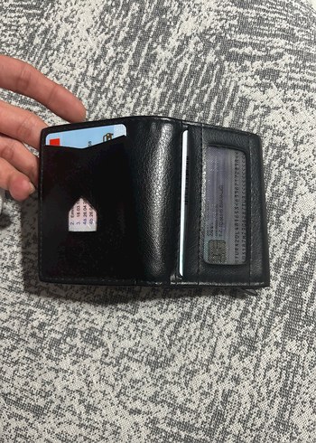 Siyah Baskılı Erkek Cüzdanı