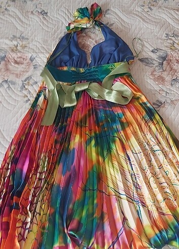 36 Beden çeşitli Renk Showy elbise 