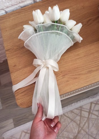 Gelin Beyaz Platform Topuklu Kadın Ayakkabı - Görsel 6