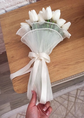 Gelin Beyaz Platform Topuklu Kadın Ayakkabı - Görsel 7