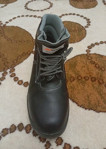 Erkek Siyah Bağcıklı Kauçuk Bot - Görsel 3