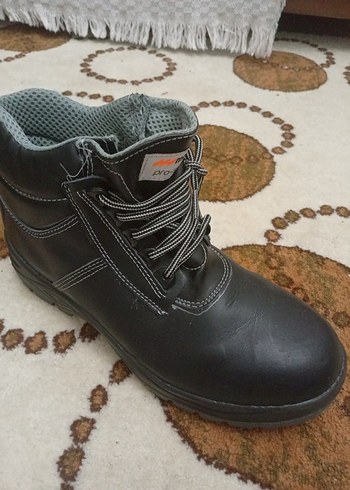 Erkek Siyah Bağcıklı Kauçuk Bot - Görsel 2