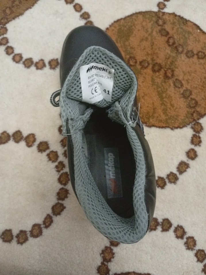 Erkek Siyah Bağcıklı Kauçuk Bot - Görsel 4