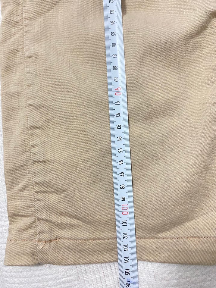 Bej Keten Pantolon - Görsel 4