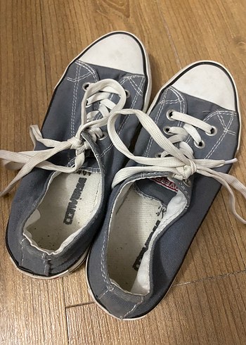 Diğer Gri Kadın Sneakers Düz Taban