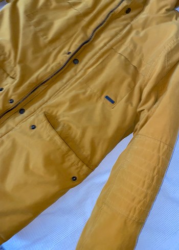 Sarı Fermuarlı Erkek Mont - Görsel 4