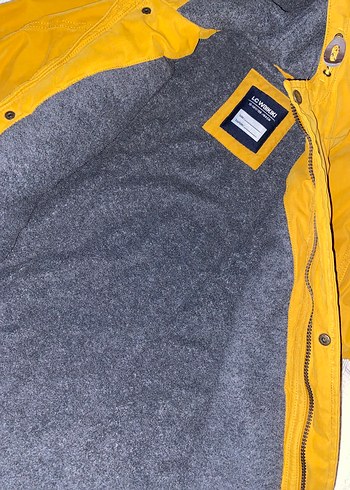 Sarı Fermuarlı Erkek Mont - Görsel 5