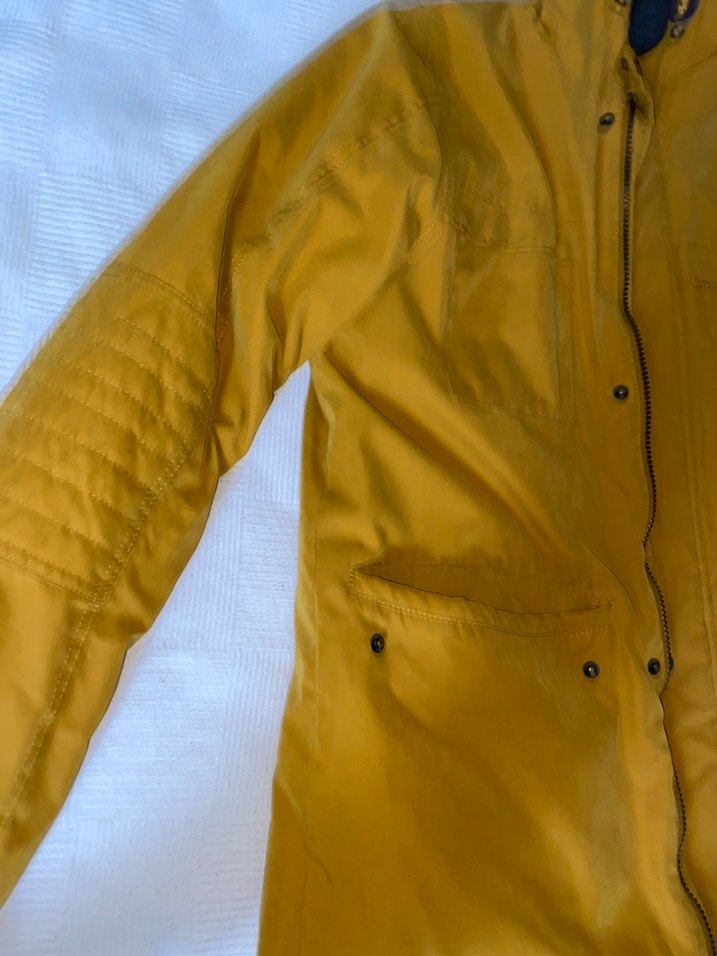 Sarı Fermuarlı Erkek Mont - Görsel 3