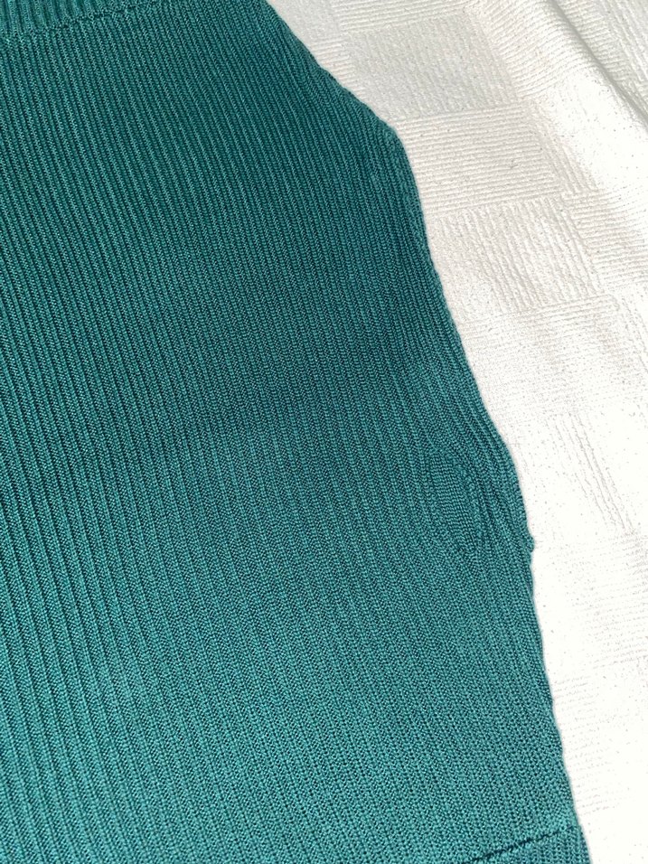 Yeşil Kadın Triko Kazak - Görsel 4