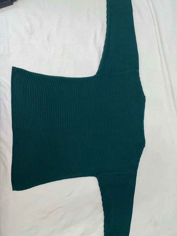 Yeşil Kadın Triko Kazak - Görsel 2