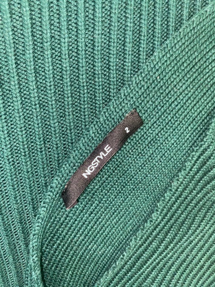 Yeşil Kadın Triko Kazak - Görsel 5