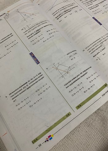 Apotemi yayınları Analitik Geometri Soru Bankası - Görsel 2