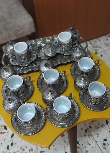 Gümüş Fincan takımı 