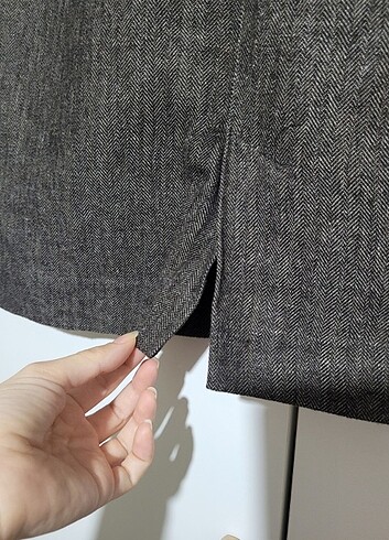 36 Beden gri Renk MNG Suit şık günlük/iş eteği