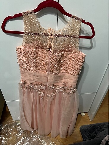 Çok şık boncuklu abiye - Görsel 2