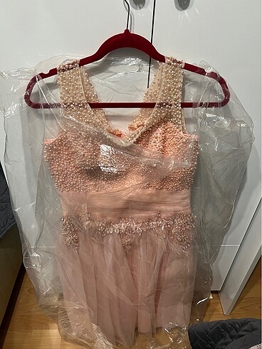 Çok şık boncuklu abiye - Görsel 5