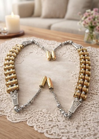 Altın Renk Parlak Erkek Tesbih - Görsel 6