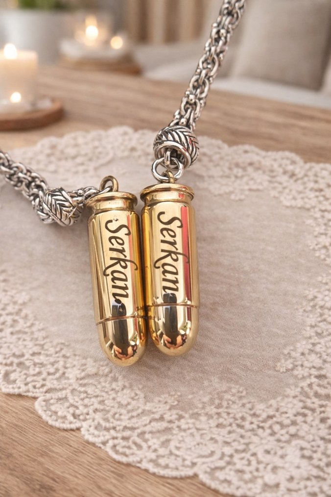 Altın Renk Parlak Erkek Tesbih - Görsel 4