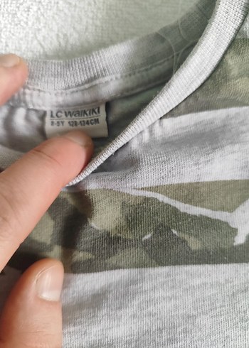 Erkek Çocuk Gri Kamuflaj Desenli Sweatshirt - Görsel 2