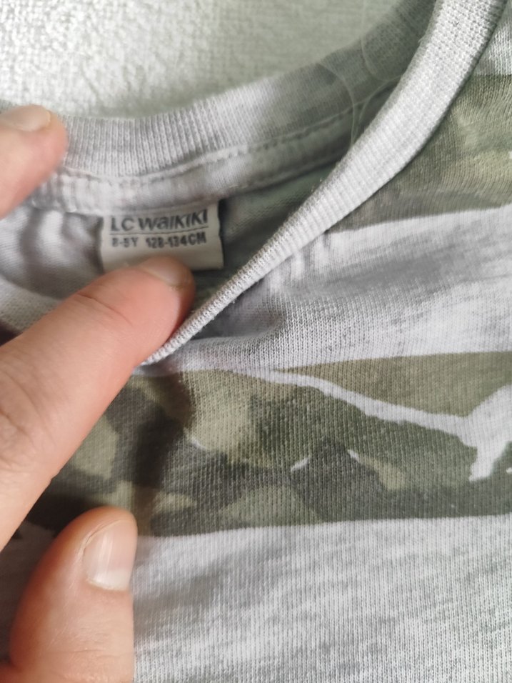 Erkek Çocuk Gri Kamuflaj Desenli Sweatshirt - Görsel 2