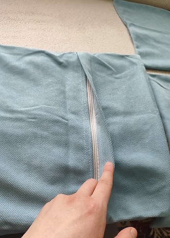 Pastel Bebe Mavisi Modern Dekoratif Yastık - Görsel 6