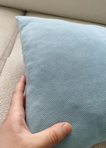 Pastel Bebe Mavisi Modern Dekoratif Yastık - Görsel 5