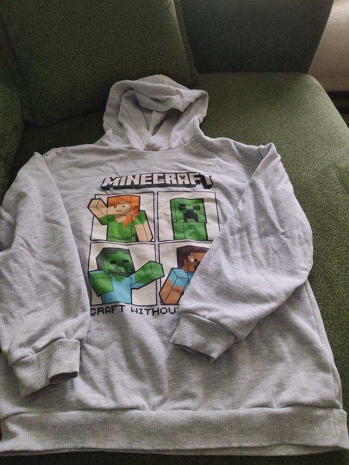 Minecraft Baskılı Erkek Çocuk Sweatshirt - Görsel 2