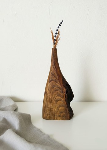 dekoratif Ahşap Vazo - Görsel 2