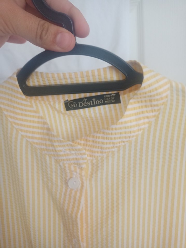 Piliseli Detaylı Uzun Kollu Keten Gömlek - Görsel 4