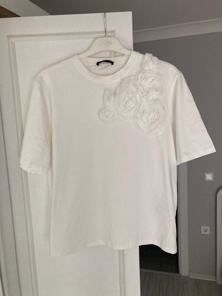 Zara beyaz tshirt - Görsel 2