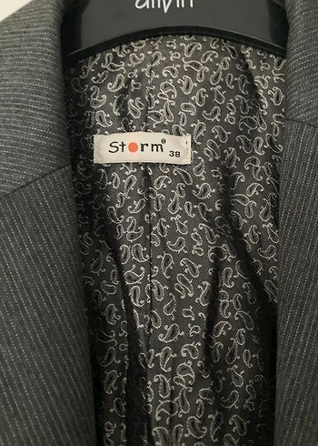 Gri Kadın Blazer Ceket pantolon takım - Görsel 4