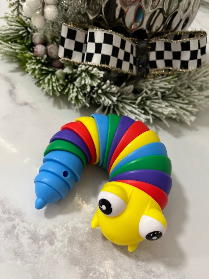 Renkli Eğlenceli Tırtıl Oyuncak - Görsel 2