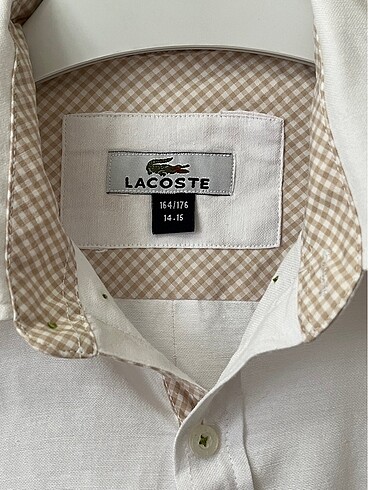 Lacoste 11-12 yaş lacoste gömlek