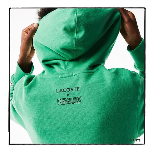 s Beden yeşil Renk Lacoste &Peanuts unisex