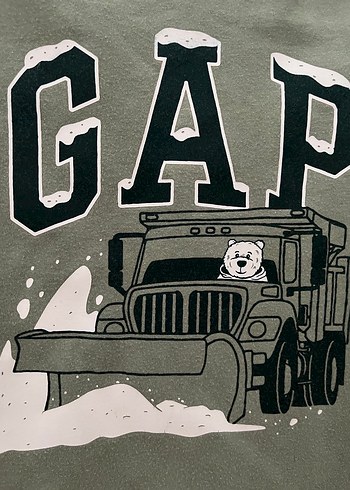 4 Yaş Beden GAP Baskılı 4 yaş Erkek Çocuk tshirt
