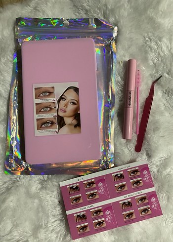 Temu kirpik seti hiç açılmadı kullanılmadı - Görsel 2