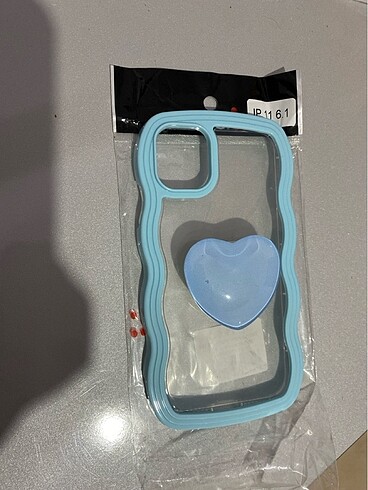Iphone 11 telefon kılıfı kalp popsocket dahil