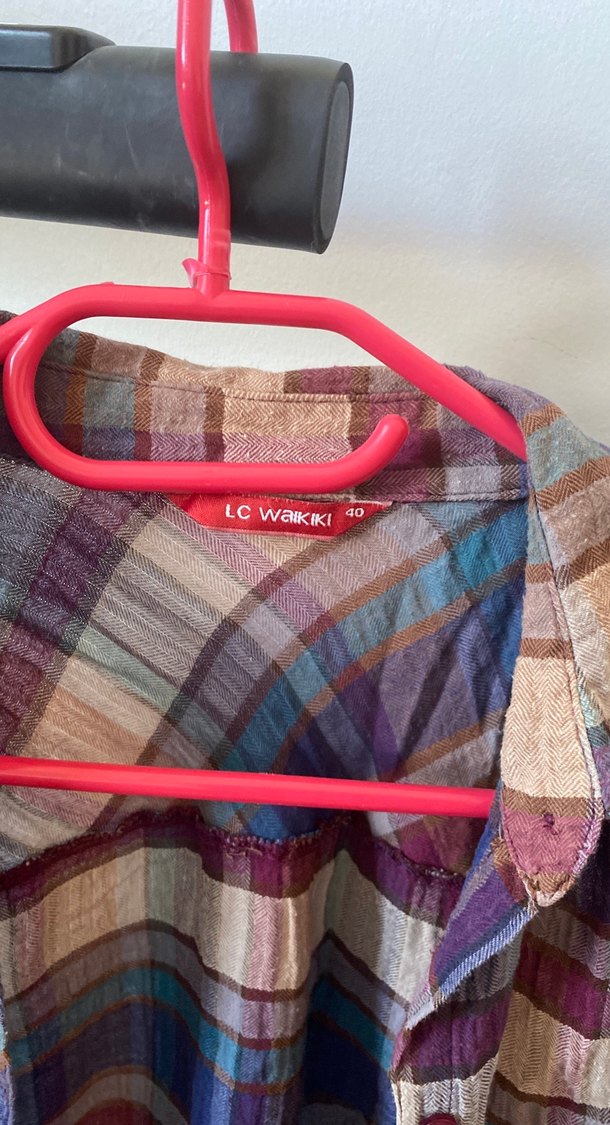 Bohem Çok Renkli Uzun Kollu Gömlek - Görsel 2