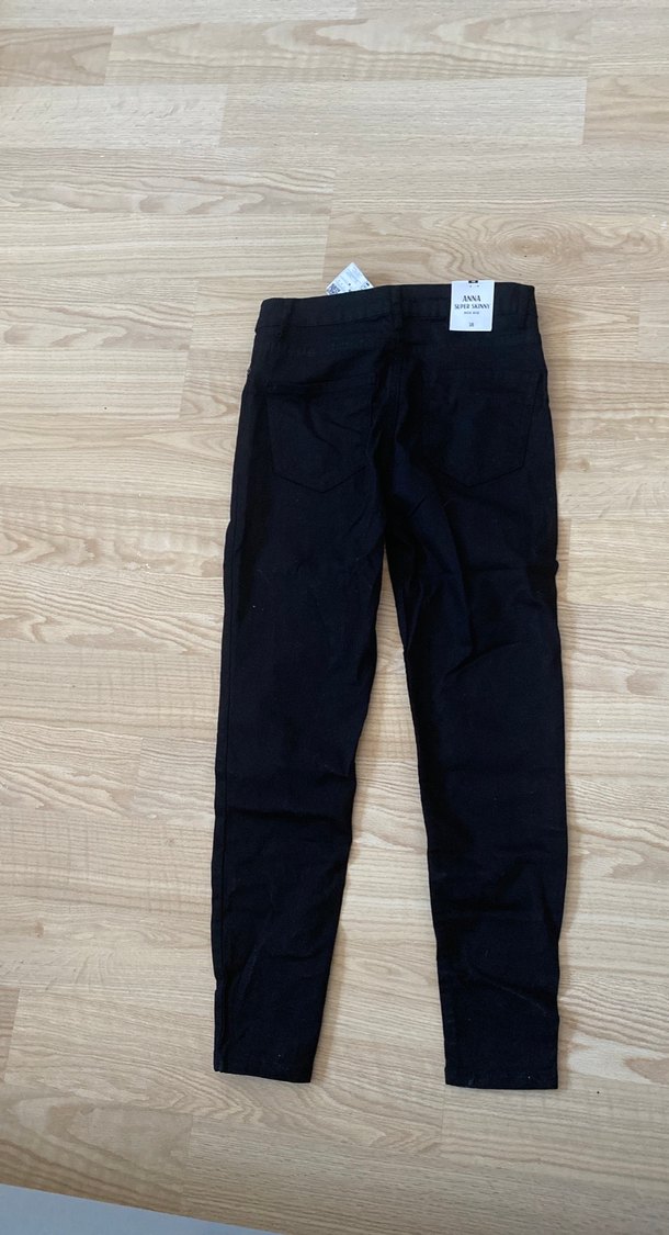 Siyah Kadın  Pantolon süper dar paça - Görsel 4