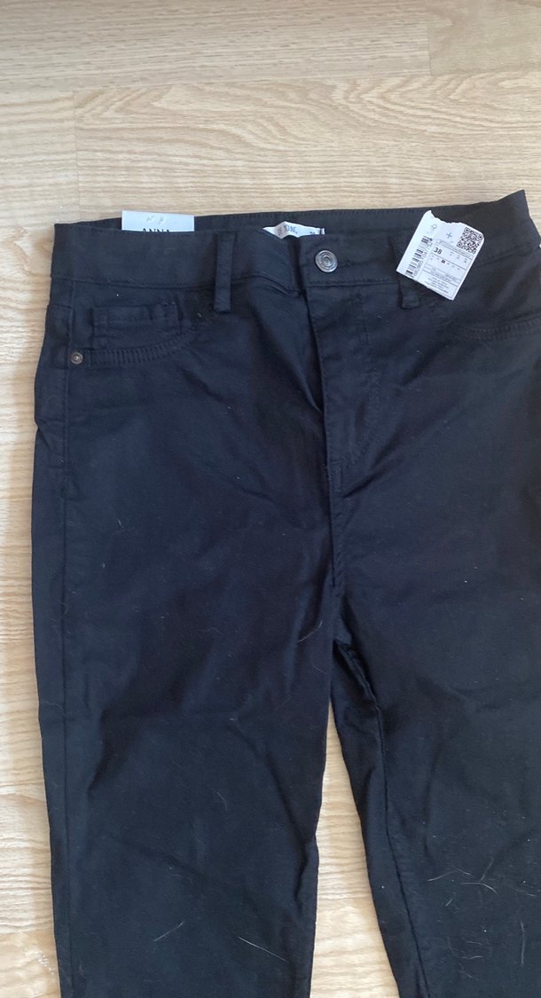 Siyah Kadın  Pantolon süper dar paça - Görsel 2