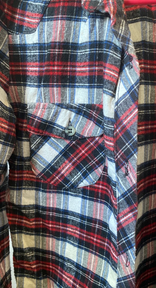 Kareli Uzun Kollu Rahat Kesim Kadın Gömlek - Görsel 2