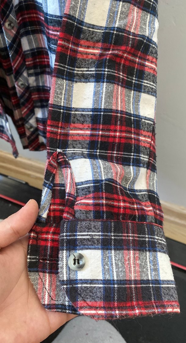 Kareli Uzun Kollu Rahat Kesim Kadın Gömlek - Görsel 4