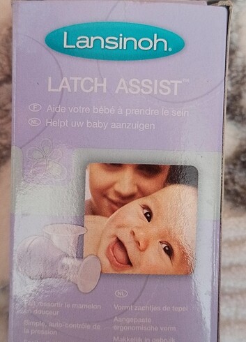 Beden mor Renk Lansinoh Latch Assist Göğüs Ucu Çıkartıcı