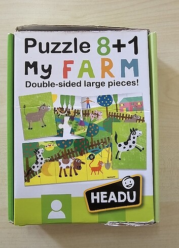 Headu 8+1 My Farm Çiftlik Yapboz