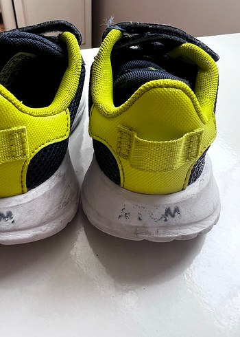 25 Beden sarı Renk Erkek Çocuk Gri Sarı Cırt Cırtlı Spor Ayakkabı