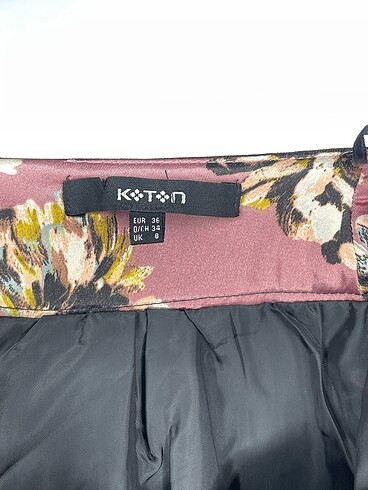 36 Beden çeşitli Renk Koton Midi Etek %70 İndirimli.