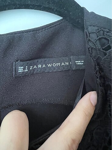s Beden siyah Renk zara üst