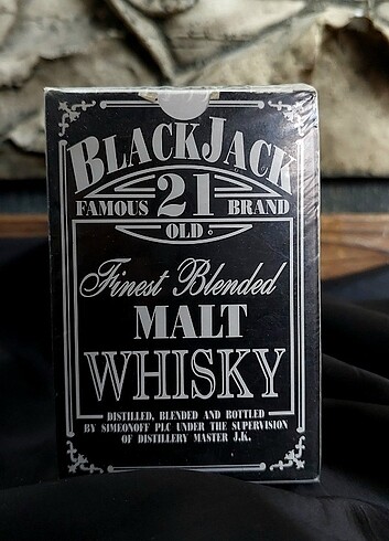 BlackJack No.21 Viski İskambil Kart Destesi