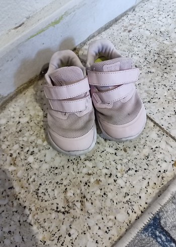 Kız Çocuk Pembe Cırtcırtlı Spor Ayakkabı - Görsel 2